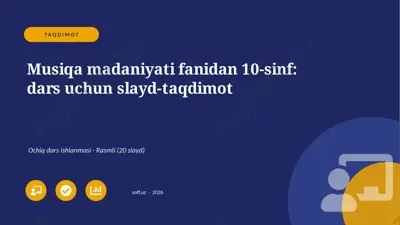 02264_musiqa_madaniyati_fanidan_10_sinf_dars_u — PPTX