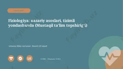 04998_fiziologiya_nazariy_asoslari_tizimli_yon — PPTX