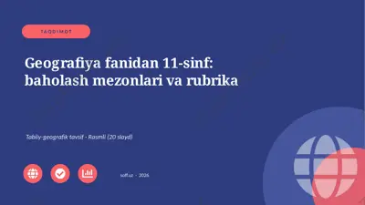 03863_geografiya_fanidan_11_sinf_baholash_mezo — PPTX