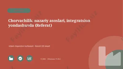 07097_chorvachilik_nazariy_asoslari_integratsi — PPTX