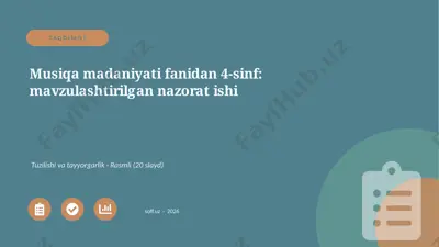 01578_musiqa_madaniyati_fanidan_4_sinf_mavzula — PPTX