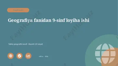 00328_geografiya_fanidan_9_sinf_loyiha_ishi — PPTX