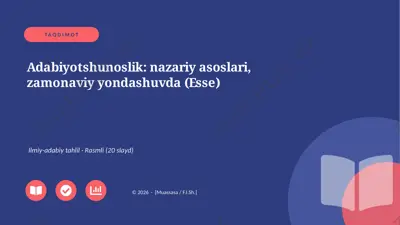 03033_adabiyotshunoslik_nazariy_asoslari_zamon — PPTX