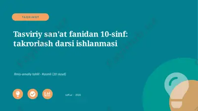 03111_tasviriy_sanat_fanidan_10_sinf_takrorlas — PPTX