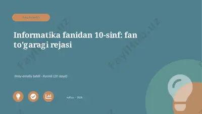 02638_informatika_fanidan_10_sinf_fan_togaragi — PPTX