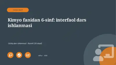 03459_kimyo_fanidan_6_sinf_interfaol_dars_ishl — PPTX