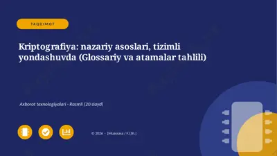 04604_kriptografiya_nazariy_asoslari_tizimli — PPTX