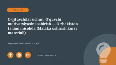 00179_oqituvchilar_uchun_oquvchi_motivatsiyasi — PPTX