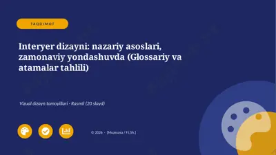 03924_interyer_dizayni_nazariy_asoslari_zamona — PPTX