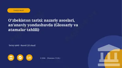 01774_ozbekiston_tarixi_nazariy_asoslari_anana — PPTX