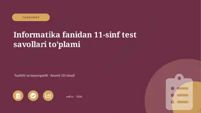 00282_informatika_fanidan_11_sinf_test_savolla — PPTX