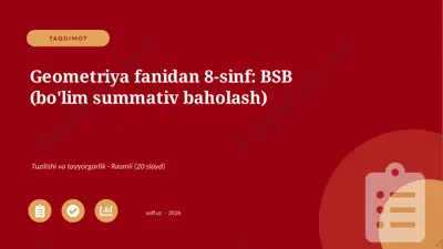 01645_geometriya_fanidan_8_sinf_bsb_bolim_summ — PPTX
