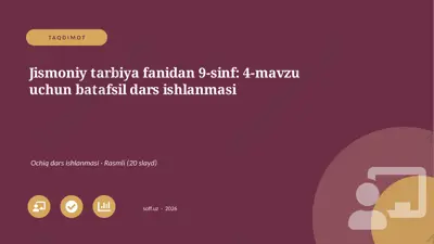 05002_jismoniy_tarbiya_fanidan_9_sinf_4_mavzu_ — PPTX