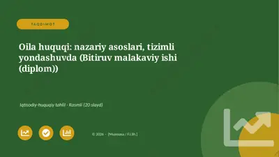04366_oila_huquqi_nazariy_asoslari_tizimli_yon — PPTX
