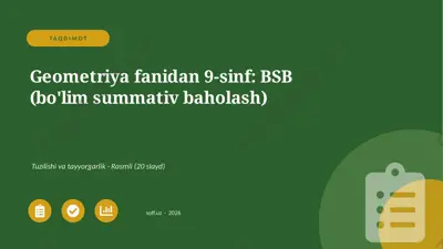01646_geometriya_fanidan_9_sinf_bsb_bolim_summ — PPTX