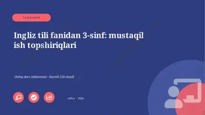 02353_ingliz_tili_fanidan_3_sinf_mustaqil_ish — PPTX