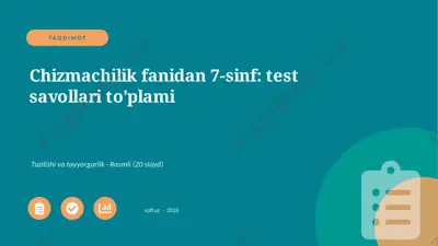 01361_chizmachilik_fanidan_7_sinf_test_savolla — PPTX