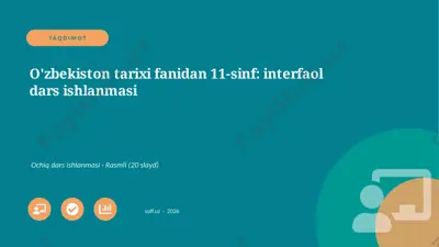 03431_ozbekiston_tarixi_fanidan_11_sinf_interf — PPTX