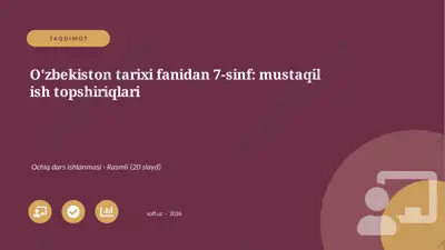 02382_ozbekiston_tarixi_fanidan_7_sinf_mustaqi — PPTX