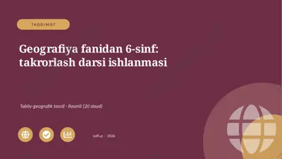 03022_geografiya_fanidan_6_sinf_takrorlash_dar — PPTX