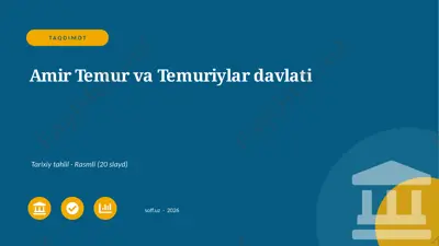 00410_amir_temur_va_temuriylar_davlati — PPTX