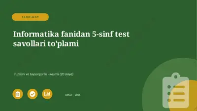 0276_v1_informatika_fanidan_5_sinf_test_sa — PPTX