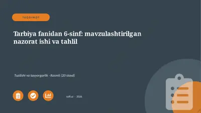 00689_tarbiya_fanidan_6_sinf_mavzulashtirilgan — PPTX