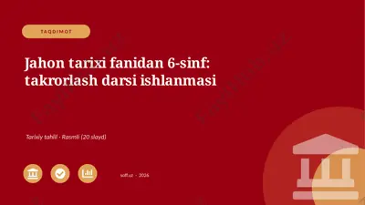 03015_jahon_tarixi_fanidan_6_sinf_takrorlash_d — PPTX
