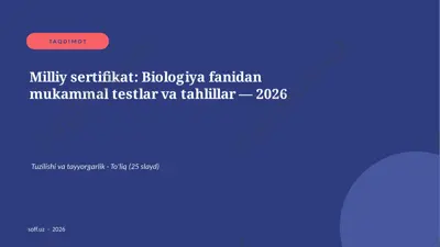0288_v2_milliy_sertifikat_biologiya_fanida — PPTX