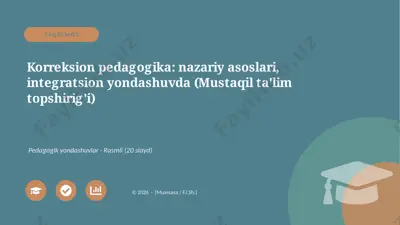 06618_korreksion_pedagogika_nazariy_asoslari — PPTX