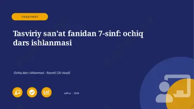 01174_tasviriy_sanat_fanidan_7_sinf_ochiq_dars — PPTX