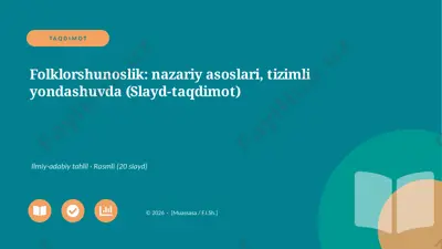 04971_folklorshunoslik_nazariy_asoslari_tiziml — PPTX