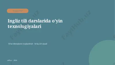 0483_v2_ingliz_tili_darslarida_oyin_texnol — PPTX