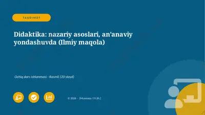 01030_didaktika_nazariy_asoslari_ananaviy_yond — PPTX