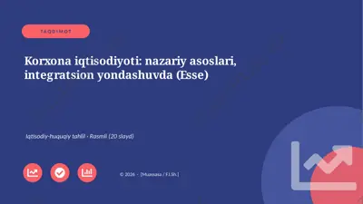 06103_korxona_iqtisodiyoti_nazariy_asoslari — PPTX