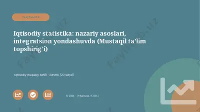 06118_iqtisodiy_statistika_nazariy_asoslari — PPTX