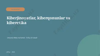 0463_v2_kiberjinoyatlar_kiberqonunlar_va_k — PPTX