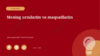 0545_v1_mening_orzularim_va_maqsadlarim — PPTX