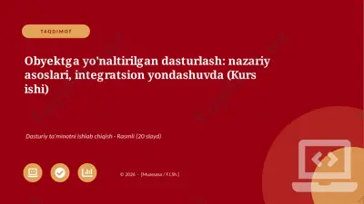 06345_obyektga_yonaltirilgan_dasturlash_nazari — PPTX