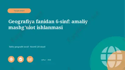 03231_geografiya_fanidan_6_sinf_amaliy_mashgul — PPTX