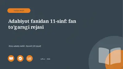 02559_adabiyot_fanidan_11_sinf_fan_togaragi_re — PPTX