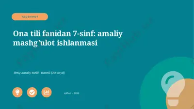 03171_ona_tili_fanidan_7_sinf_amaliy_mashgulot — PPTX