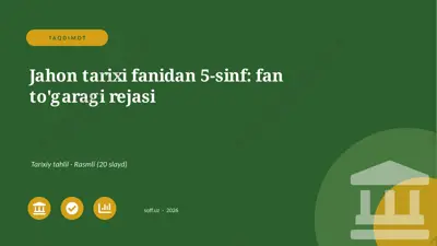 02596_jahon_tarixi_fanidan_5_sinf_fan_togaragi — PPTX