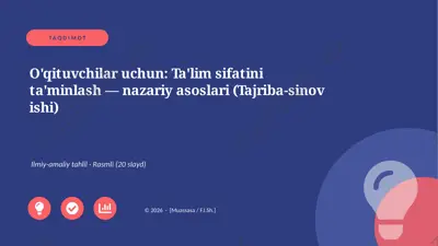 00233_oqituvchilar_uchun_talim_sifatini_taminl — PPTX