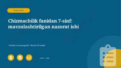01570_chizmachilik_fanidan_7_sinf_mavzulashtir — PPTX