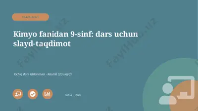 02208_kimyo_fanidan_9_sinf_dars_uchun_slayd_ta — PPTX