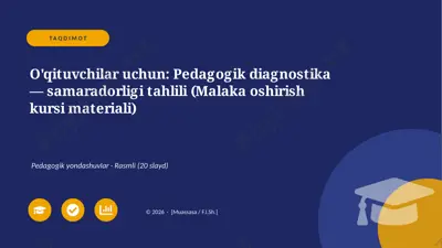 00204_oqituvchilar_uchun_pedagogik_diagnostika — PPTX