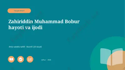 00411_zahiriddin_muhammad_bobur_hayoti_va_ijod — PPTX