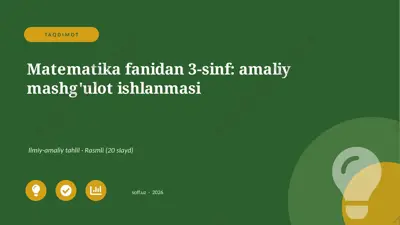 03146_matematika_fanidan_3_sinf_amaliy_mashgul — PPTX