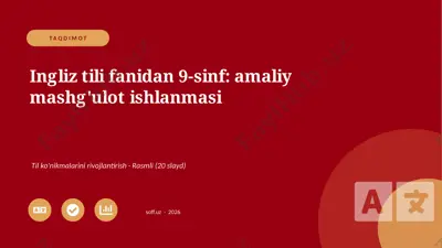 03195_ingliz_tili_fanidan_9_sinf_amaliy_mashgu — PPTX
